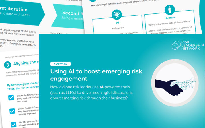 Download case study | Using AI to boost emerging risk engagement