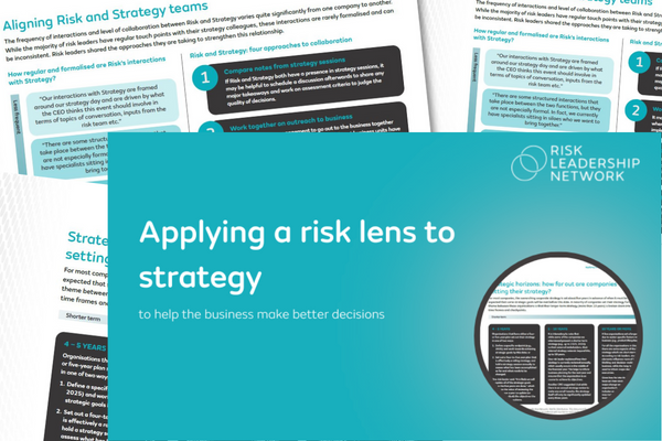 Applying a risk lens to strategy