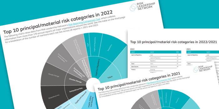 Top principal/material risk categories