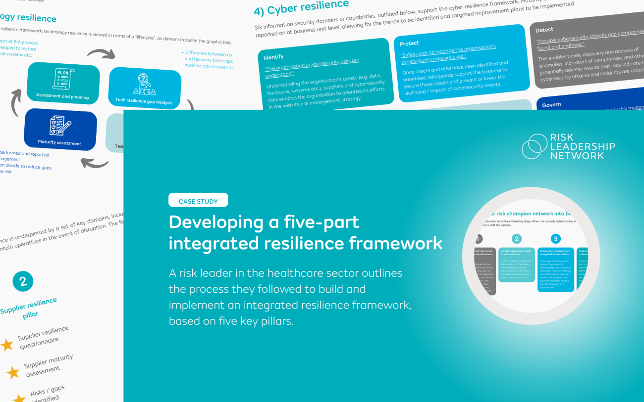 Developing a five-part integrated resilience framework (9)