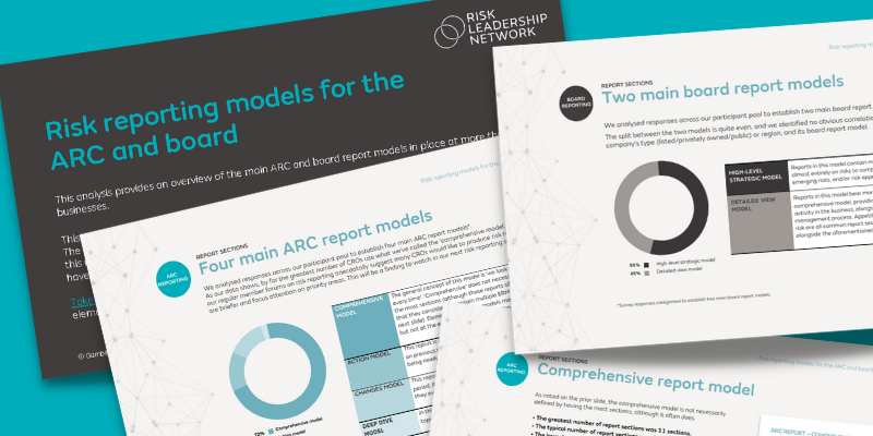 Risk reporting to the ARC and board analysis