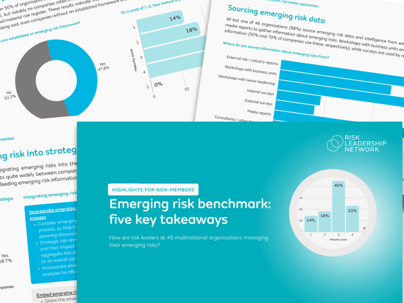 emerging risk benchmark highlights for non-members